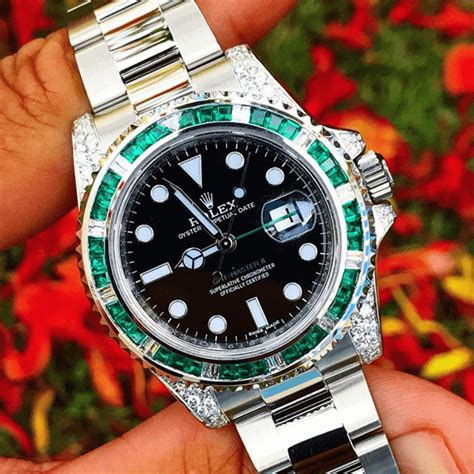 diamond bezel for rolex submariner|genuine Rolex Submariner bezel replacement.